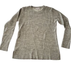 Peter Millar Crewneck Sweater Cotton Alpaca Silk Tan  Long Sleeve Pullover Small